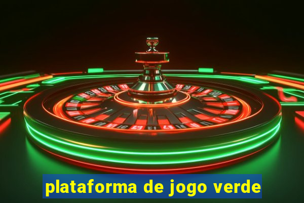 plataforma de jogo verde